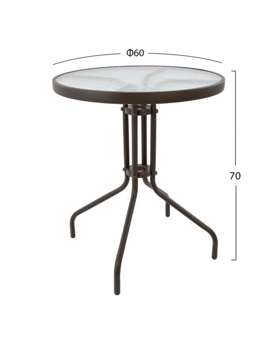 ΣΕΤ ΕΞ.ΧΩΡΟΥ 3ΤΜΧ LIMA HM21038.02 ΤΡΑΠΕΖΙ LIMA & 2 ΠΤΥΣΣΟΜΕΝΕΣ ΚΑΡΕΚΛΕΣ ΚΑΦΕ