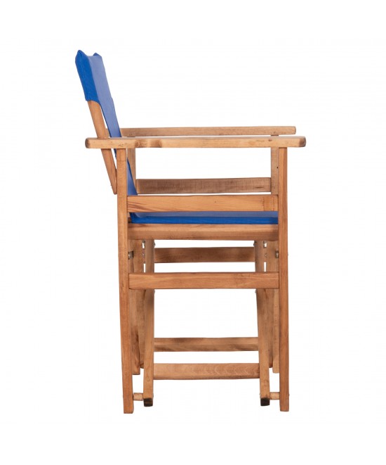 ΠΟΛΥΘΡΟΝΑ ΣΚΗΝΟΘΕΤΗ ΜΕ ΠΑΝΙ TEXTILENE ΜΠΛΕ ΛΗΜΝΟΣ HM10543.01 ΞΥΛΟ ΟΞΙΑΣ 57x54x88,5Υεκ