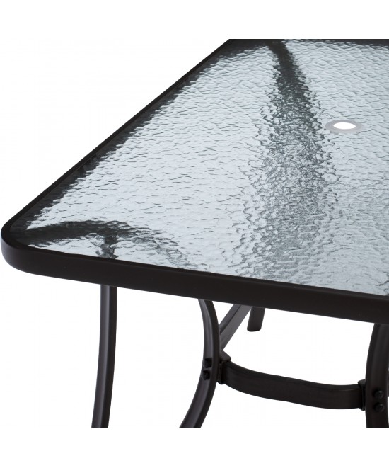 ΣΕΤ ΤΡΑΠΕΖΑΡΙΑΣ 5ΤΜΧ BRAVO HM10731.02--4 ΚΑΡΕΚΛΕΣ & ΤΡΑΠΕΖΙ 120x70εκ ΚΑΦΕ