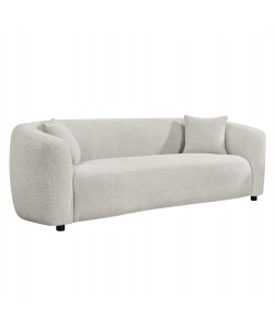 ΚΑΝΑΠΕΣ 3-ΘΕΣΙΟΣ NORD HM3321.02 ΑΝΟΙΧΤΟ ΜΠΕΖ ΥΦΑΣΜΑ 230x96x75Υεκ.