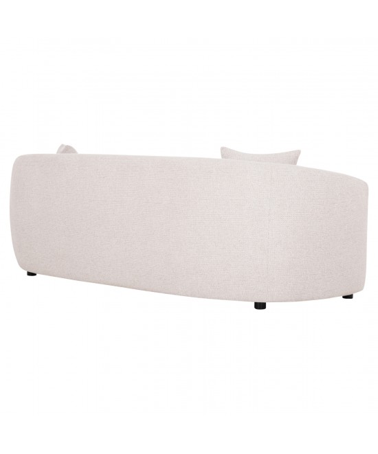 ΚΑΝΑΠΕΣ 3-ΘΕΣΙΟΣ NORD HM3321.02 ΑΝΟΙΧΤΟ ΜΠΕΖ ΥΦΑΣΜΑ 230x96x75Υεκ.