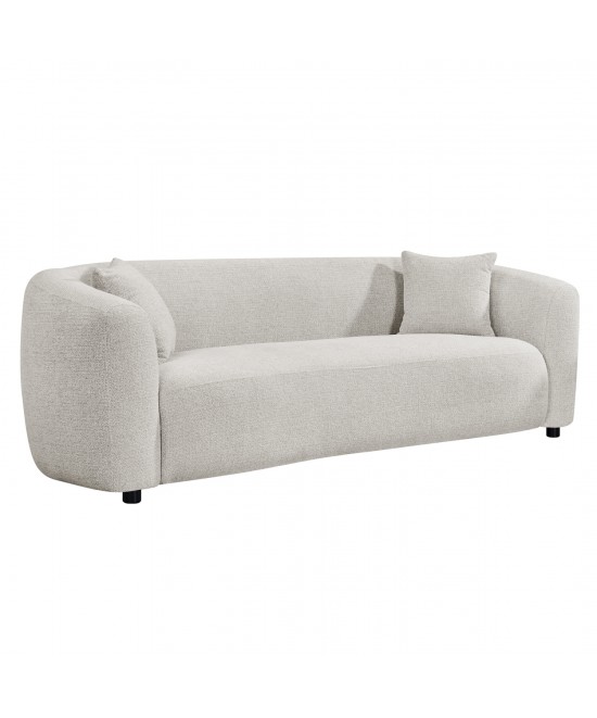 ΚΑΝΑΠΕΣ 3-ΘΕΣΙΟΣ NORD HM3321.02 ΑΝΟΙΧΤΟ ΜΠΕΖ ΥΦΑΣΜΑ 230x96x75Υεκ.