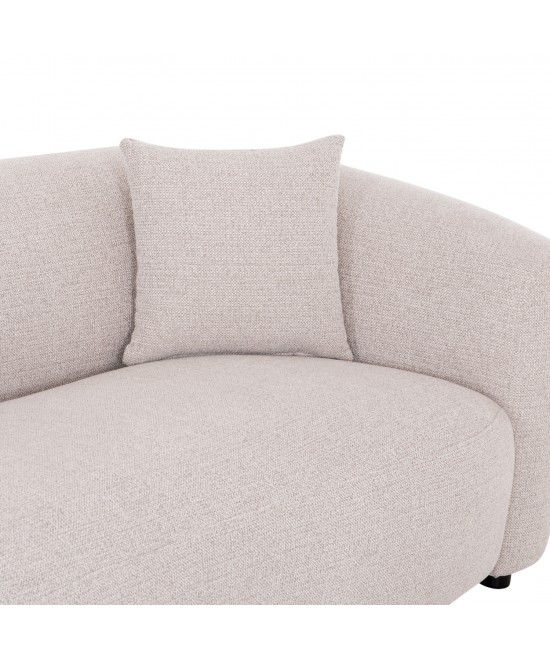 ΚΑΝΑΠΕΣ 3-ΘΕΣΙΟΣ NORD HM3321.02 ΑΝΟΙΧΤΟ ΜΠΕΖ ΥΦΑΣΜΑ 230x96x75Υεκ.