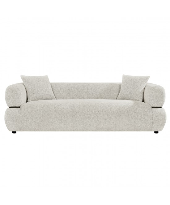 ΚΑΝΑΠΕΣ 3-ΘΕΣΙΟΣ ARCTIS HM3327.02 ΑΝΟΙΧΤΟ ΜΠΕΖ ΥΦΑΣΜΑ 229x88x88Υεκ.