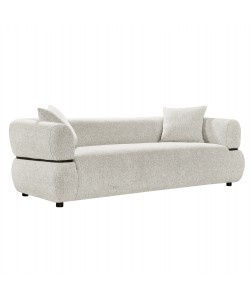 ΚΑΝΑΠΕΣ 3-ΘΕΣΙΟΣ ARCTIS HM3327.02 ΑΝΟΙΧΤΟ ΜΠΕΖ ΥΦΑΣΜΑ 229x88x88Υεκ.