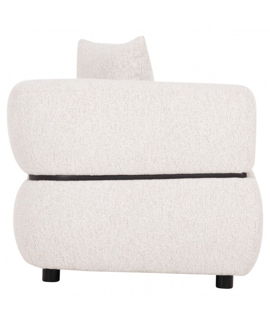 ΚΑΝΑΠΕΣ 3-ΘΕΣΙΟΣ ARCTIS HM3327.02 ΑΝΟΙΧΤΟ ΜΠΕΖ ΥΦΑΣΜΑ 229x88x88Υεκ.