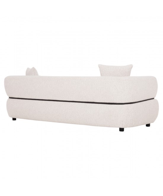 ΚΑΝΑΠΕΣ 3-ΘΕΣΙΟΣ ARCTIS HM3327.02 ΑΝΟΙΧΤΟ ΜΠΕΖ ΥΦΑΣΜΑ 229x88x88Υεκ.