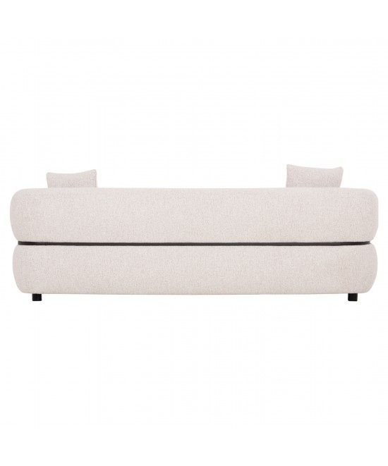 ΚΑΝΑΠΕΣ 3-ΘΕΣΙΟΣ ARCTIS HM3327.02 ΑΝΟΙΧΤΟ ΜΠΕΖ ΥΦΑΣΜΑ 229x88x88Υεκ.