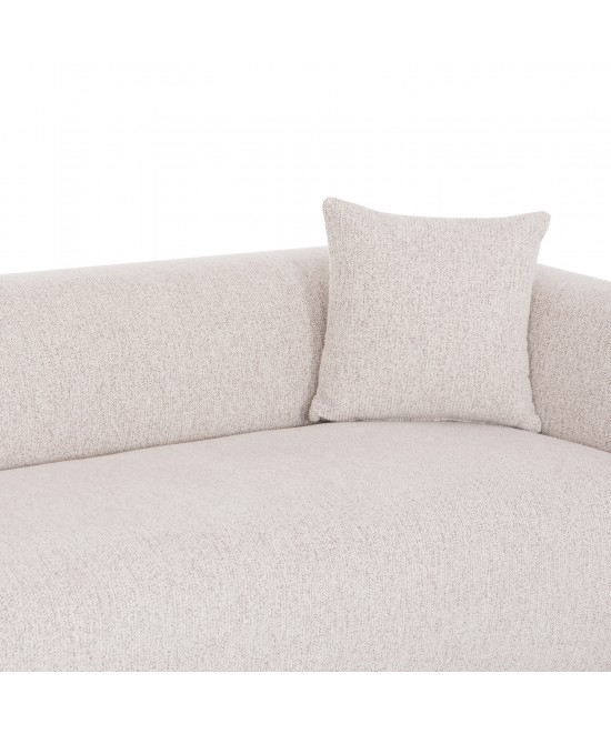 ΚΑΝΑΠΕΣ 3-ΘΕΣΙΟΣ ARCTIS HM3327.02 ΑΝΟΙΧΤΟ ΜΠΕΖ ΥΦΑΣΜΑ 229x88x88Υεκ.