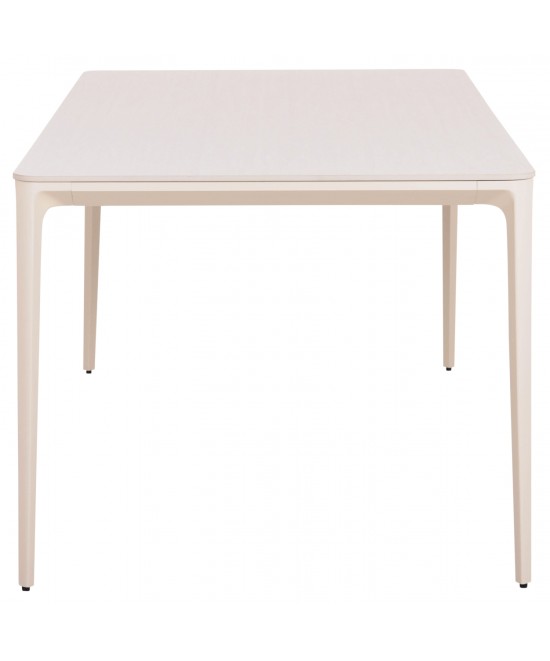 ΤΡΑΠΕΖΙ ΤΡΑΠΕΖΑΡΙΑΣ STAD HM6557.02 ΜΠΕΖ ΑΛΟΥΜΙΝΙΟ--ΛΕΥΚΟ SINTERED STONE 180x90x75Υεκ