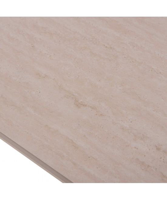 ΤΡΑΠΕΖΙ ΤΡΑΠΕΖΑΡΙΑΣ STAD HM6558.02 ΜΠΕΖ ΑΛΟΥΜΙΝΙΟ--ΛΕΥΚΟ SINTERED STONE 220x100x74Υεκ