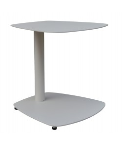 ΒΟΗΘΗΤΙΚΟ ΤΡΑΠΕΖΑΚΙ ΞΑΠΛΩΣΤΡΑΣ CARET HM6563.02 ΑΛΟΥΜΙΝΙΟ ΣΕ ΛΕΥΚΟ 40x39x42Υεκ