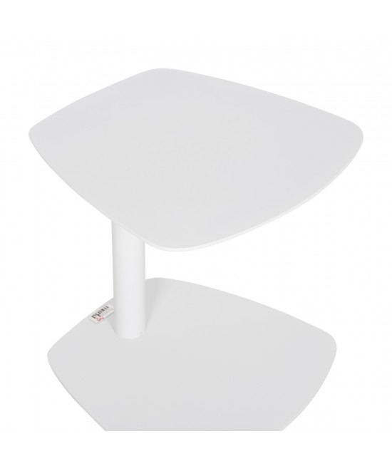 ΒΟΗΘΗΤΙΚΟ ΤΡΑΠΕΖΑΚΙ ΞΑΠΛΩΣΤΡΑΣ CARET HM6563.02 ΑΛΟΥΜΙΝΙΟ ΣΕ ΛΕΥΚΟ 40x39x42Υεκ