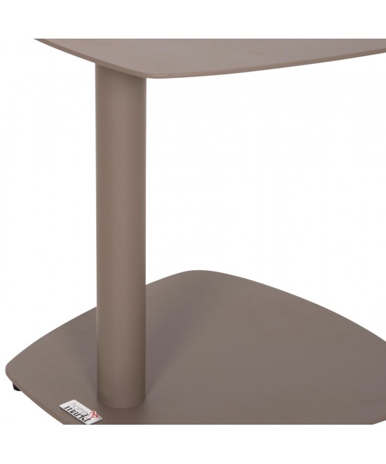 ΒΟΗΘΗΤΙΚΟ ΤΡΑΠΕΖΑΚΙ ΞΑΠΛΩΣΤΡΑΣ CARET HM6563.03 ΑΛΟΥΜΙΝΙΟ ΣΕ ΑΝΟΙΧΤΟ ΓΚΡΙ 40x39x42Υεκ