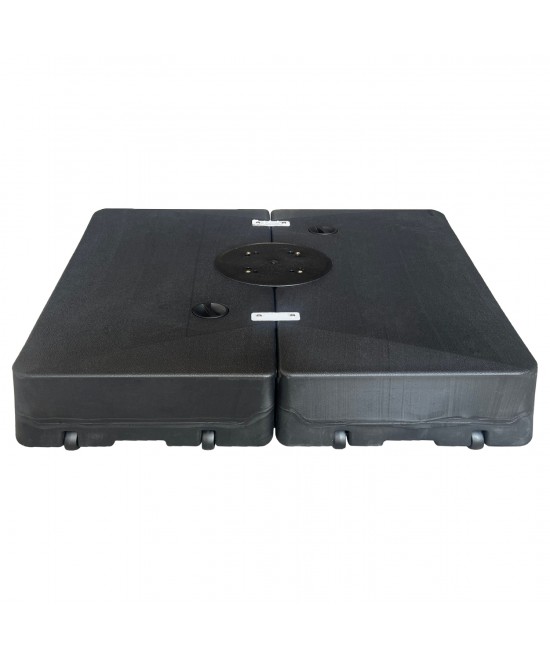 ΒΑΣΗ ΟΜΠΡΕΛΑΣ HM6608 ΠΟΛΥΑΙΘΥΛΕΝΙΟΥ ΣΕ ΜΑΥΡΟ ΧΡΩΜΑ 98x98x18Υεκ.