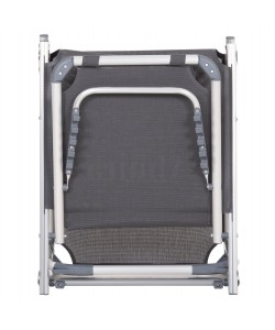 ΞΑΠΛΩΣΤΡΑ ΠΑΡΑΛΙΑΣ ΑΛΟΥΜΙΝΙΟΥ ΒΑΡ.ΤΥΠΟΥ ALMIRA HM5054.10 ΓΚΡΙ TEXTILENE 187x59x78Υεκ