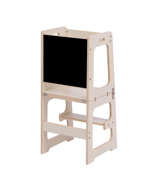 ΠΥΡΓΟΣ ΕΚΜΑΘΗΣΗΣ ΜΕ ΠΙΝΑΚΑ RICKI HM18345.01 ΞΥΛΟ ΠΕΥΚΟΥ ΦΥΣΙΚΟ 37x40x84Υεκ