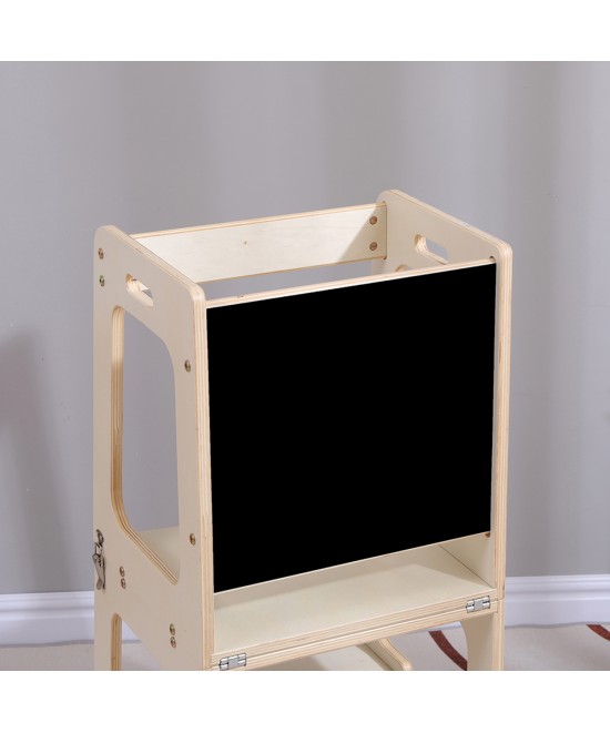 ΠΥΡΓΟΣ ΕΚΜΑΘΗΣΗΣ ΜΕ ΠΙΝΑΚΑ RICKI HM18345.01 ΞΥΛΟ ΠΕΥΚΟΥ ΦΥΣΙΚΟ 37x40x84Υεκ