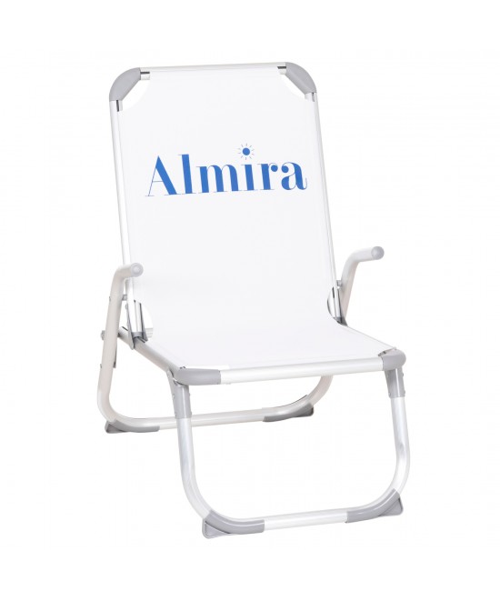 ΚΑΡΕΚΛΑΚΙ ΠΑΡΑΛΙΑΣ ΑΛΟΥΜΙΝΙΟΥ ΒΑΡ.ΤΥΠΟΥ ΥΠΕΡΥΨΩΜΕΝΟ ALMIRA HM6431.03 ΛΕΥΚΟ 53x68x80Υεκ