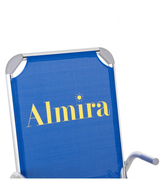 ΚΑΡΕΚΛΑΚΙ ΠΑΡΑΛΙΑΣ ΑΛΟΥΜΙΝΙΟΥ ΒΑΡ.ΤΥΠΟΥ ΥΠΕΡΥΨΩΜΕΝΟ ALMIRA HM6431.01 ΜΠΛΕ 53x68x80Υεκ