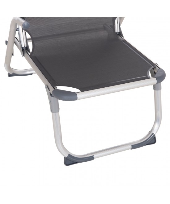 ΚΑΡΕΚΛΑΚΙ ΠΑΡΑΛΙΑΣ ΑΛΟΥΜΙΝΙΟΥ ΒΑΡ.ΤΥΠΟΥ ΥΠΕΡΥΨΩΜΕΝΟ ALMIRA HM6431.10 ΓΚΡΙ 53x68x80Υεκ