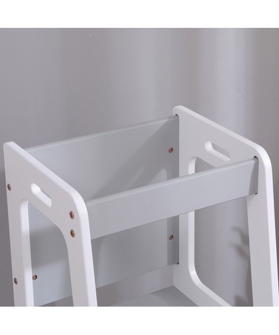 ΠΥΡΓΟΣ ΕΚΜΑΘΗΣΗΣ ΜΕ ΠΙΝΑΚΑ RICKI HM18345.03 ΞΥΛΟ ΠΕΥΚΟΥ ΛΕΥΚΟ/ΓΚΡΙ 37x40x84Υεκ