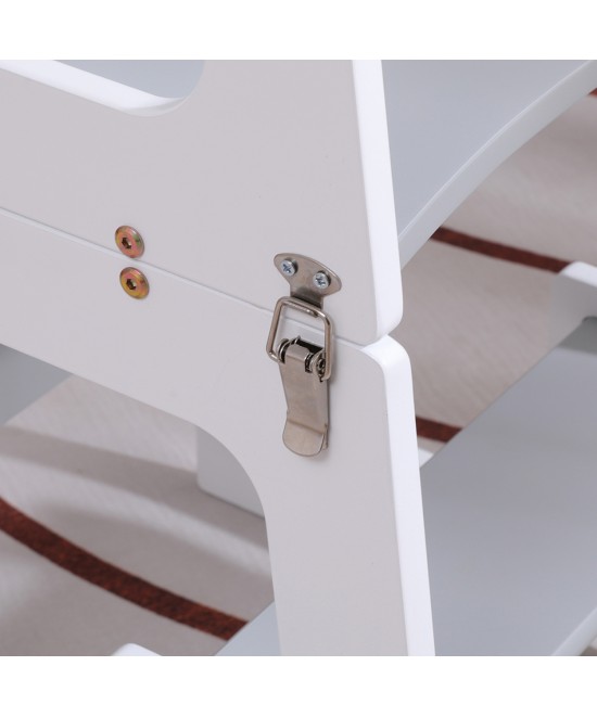 ΠΥΡΓΟΣ ΕΚΜΑΘΗΣΗΣ ΜΕ ΠΙΝΑΚΑ RICKI HM18345.03 ΞΥΛΟ ΠΕΥΚΟΥ ΛΕΥΚΟ/ΓΚΡΙ 37x40x84Υεκ