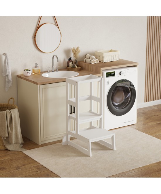 ΠΥΡΓΟΣ ΕΚΜΑΘΗΣΗΣ τ.MONTESSORI PEPE HM9291.03 ΞΥΛΟ ΠΕΥΚΟΥ ΛΕΥΚΟ 45.7x51x90Υεκ