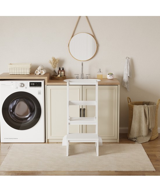 ΠΥΡΓΟΣ ΕΚΜΑΘΗΣΗΣ τ.MONTESSORI PEPE HM9291.03 ΞΥΛΟ ΠΕΥΚΟΥ ΛΕΥΚΟ 45.7x51x90Υεκ