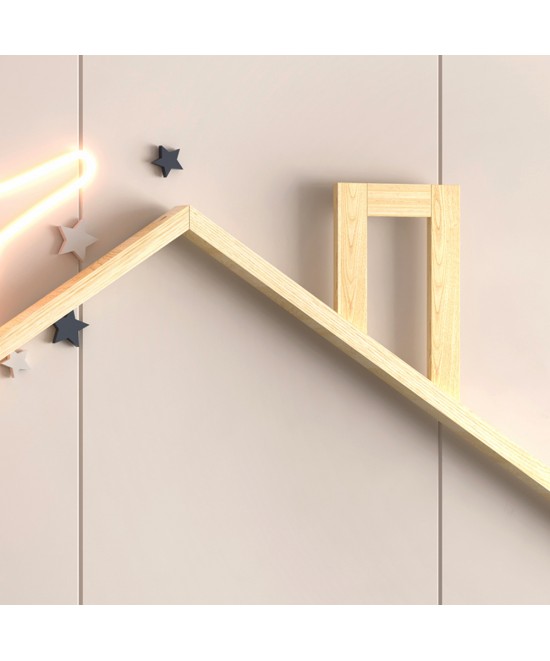 ΚΡΕΒΑΤΙ ΠΑΙΔΙΚΟ HOUSER HM740.01 τ.MONTESSORI ΞΥΛΟ ΠΕΥΚΟ ΦΥΣΙΚΟ--ΓΙΑ 190x90εκ