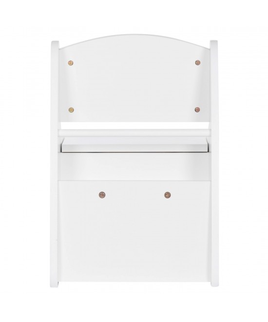 ΠΑΙΔΙΚΟ ΚΑΡΕΚΛΑΚΙ ΜΕ ΑΠΟΘ.ΧΩΡΟ RICKI HM18343.03 ΚΟΝΤΡΑΠΛΑΚΕ/MDF ΛΕΥΚΟ 33x43x47Υεκ