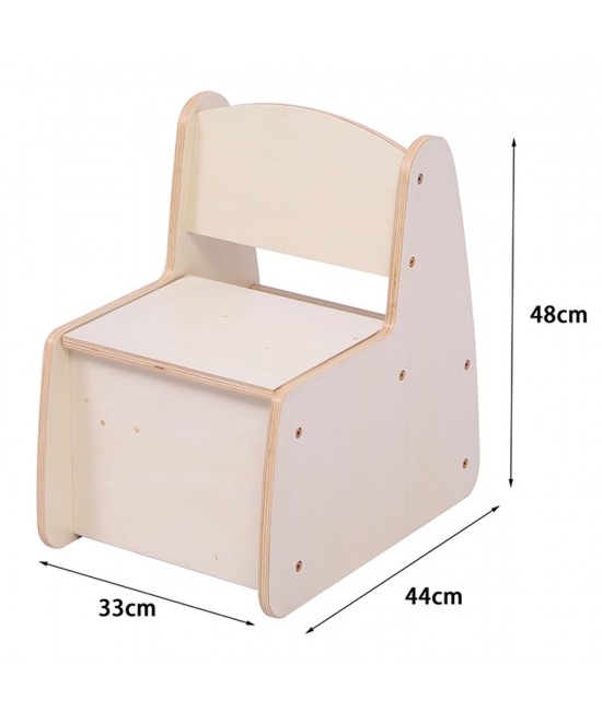 ΠΑΙΔΙΚΟ ΚΑΡΕΚΛΑΚΙ ΜΕ ΑΠΟΘ.ΧΩΡΟ RICKI HM18343.01 ΚΟΝΤΡΑΠΛΑΚΕ/MDF ΦΥΣΙΚΟ 33x43x47Υεκ