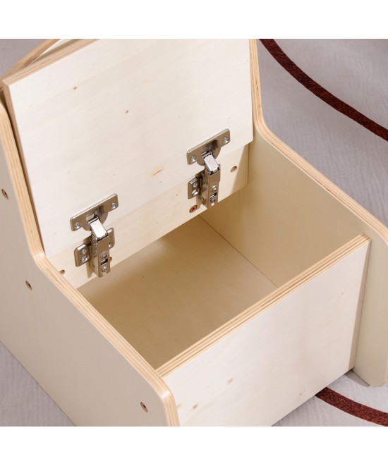 ΠΑΙΔΙΚΟ ΚΑΡΕΚΛΑΚΙ ΜΕ ΑΠΟΘ.ΧΩΡΟ RICKI HM18343.01 ΚΟΝΤΡΑΠΛΑΚΕ/MDF ΦΥΣΙΚΟ 33x43x47Υεκ