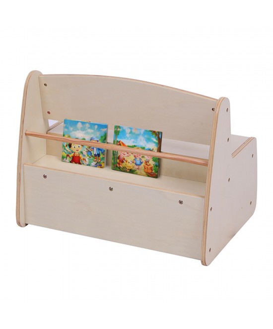 ΠΑΓΚΑΚΙ ΠΑΙΔΙΚΟ ΜΕ ΑΠΟΘ.ΧΩΡΟ RICKI HM18342.01 MDF & ΚΟΝΤΡΑΠΛΑΚΕ ΦΥΣΙΚΟ 63x43x47Υεκ