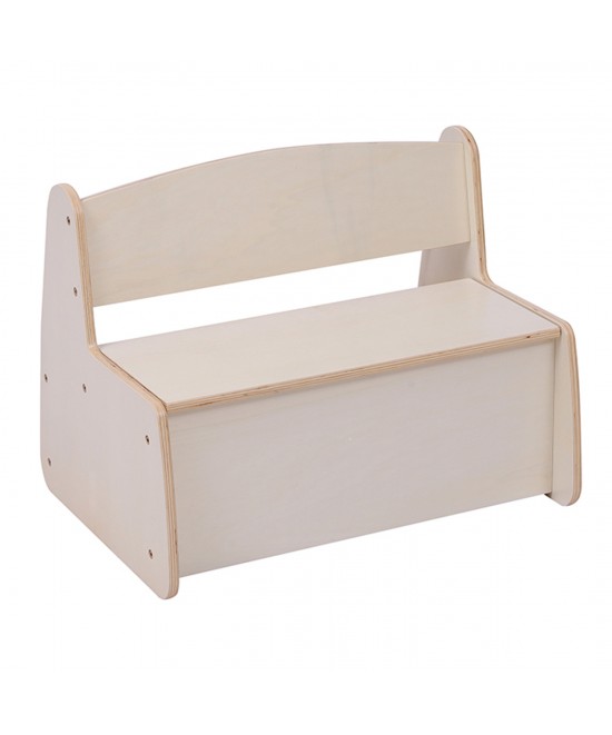 ΠΑΓΚΑΚΙ ΠΑΙΔΙΚΟ ΜΕ ΑΠΟΘ.ΧΩΡΟ RICKI HM18342.01 MDF & ΚΟΝΤΡΑΠΛΑΚΕ ΦΥΣΙΚΟ 63x43x47Υεκ