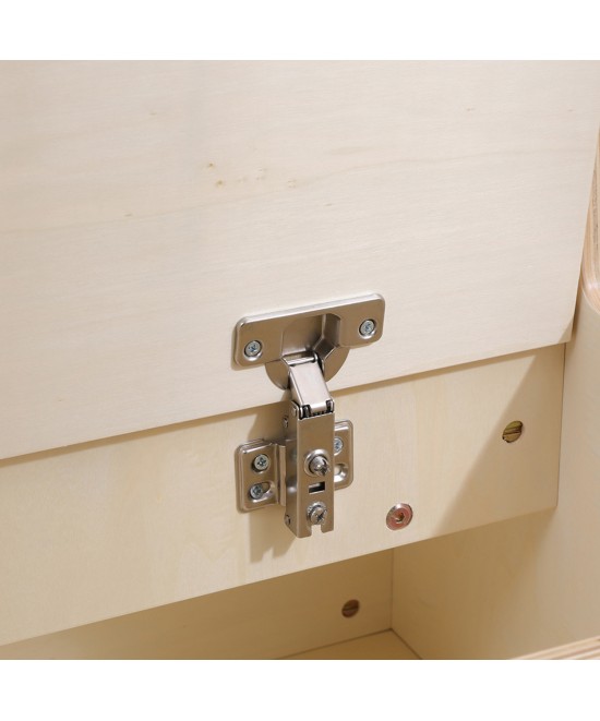 ΠΑΓΚΑΚΙ ΠΑΙΔΙΚΟ ΜΕ ΑΠΟΘ.ΧΩΡΟ RICKI HM18342.01 MDF & ΚΟΝΤΡΑΠΛΑΚΕ ΦΥΣΙΚΟ 63x43x47Υεκ