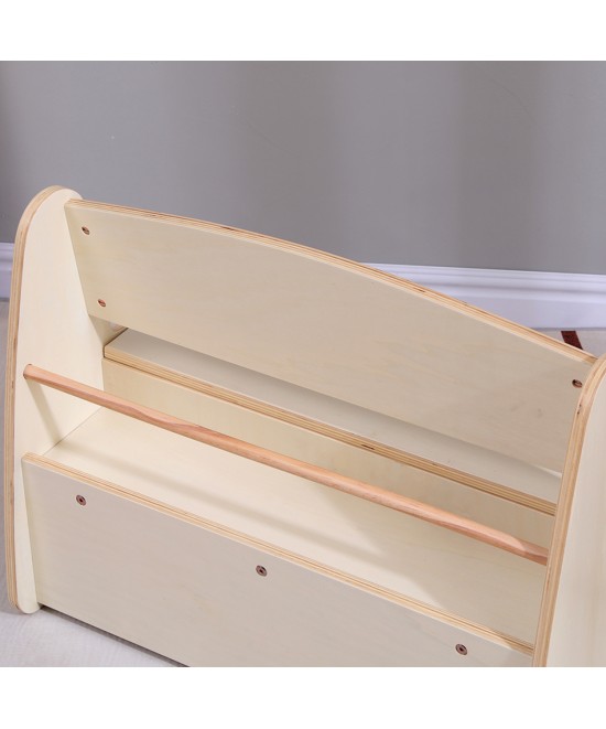 ΠΑΓΚΑΚΙ ΠΑΙΔΙΚΟ ΜΕ ΑΠΟΘ.ΧΩΡΟ RICKI HM18342.01 MDF & ΚΟΝΤΡΑΠΛΑΚΕ ΦΥΣΙΚΟ 63x43x47Υεκ