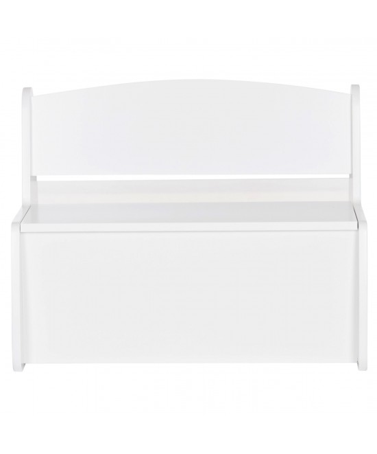 ΠΑΓΚΑΚΙ ΠΑΙΔΙΚΟ ΜΕ ΑΠΟΘ.ΧΩΡΟ RICKI HM18342.03 MDF & ΚΟΝΤΡΑΠΛΑΚΕ ΛΕΥΚΟ 63x43x47Υεκ