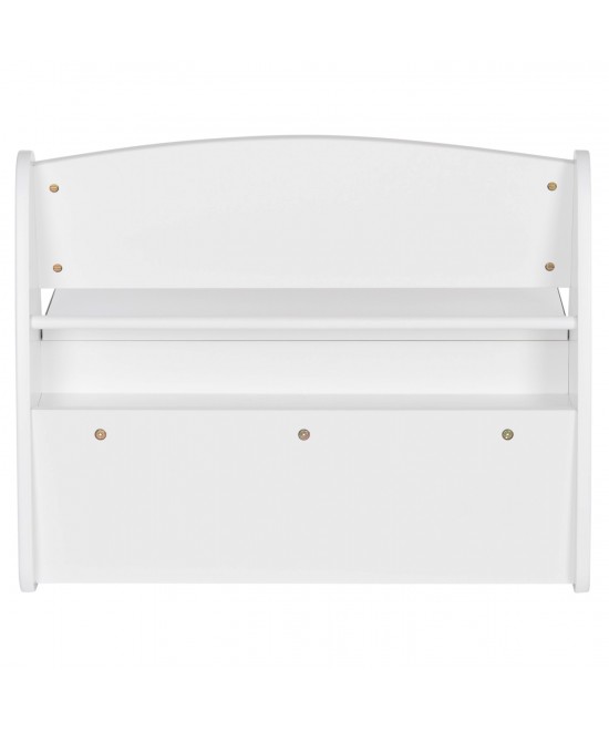 ΠΑΓΚΑΚΙ ΠΑΙΔΙΚΟ ΜΕ ΑΠΟΘ.ΧΩΡΟ RICKI HM18342.03 MDF & ΚΟΝΤΡΑΠΛΑΚΕ ΛΕΥΚΟ 63x43x47Υεκ