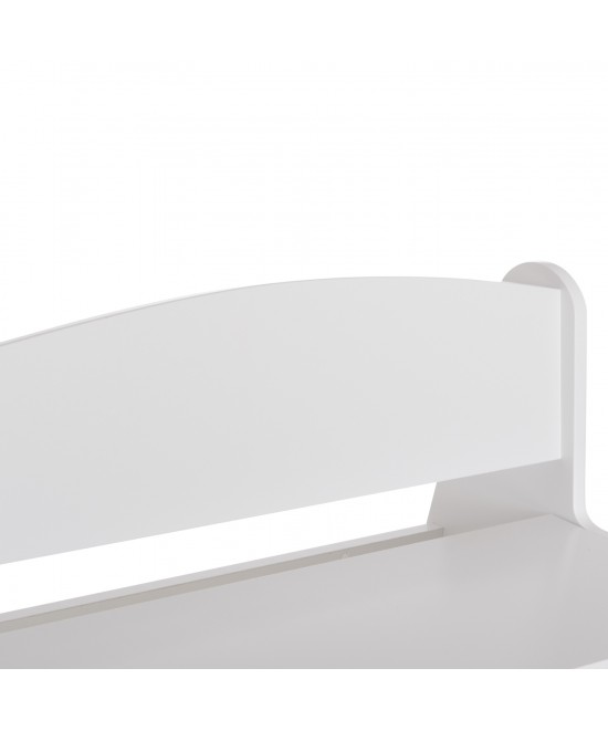 ΠΑΓΚΑΚΙ ΠΑΙΔΙΚΟ ΜΕ ΑΠΟΘ.ΧΩΡΟ RICKI HM18342.03 MDF & ΚΟΝΤΡΑΠΛΑΚΕ ΛΕΥΚΟ 63x43x47Υεκ