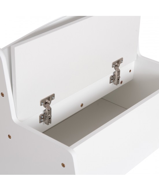 ΠΑΓΚΑΚΙ ΠΑΙΔΙΚΟ ΜΕ ΑΠΟΘ.ΧΩΡΟ RICKI HM18342.03 MDF & ΚΟΝΤΡΑΠΛΑΚΕ ΛΕΥΚΟ 63x43x47Υεκ