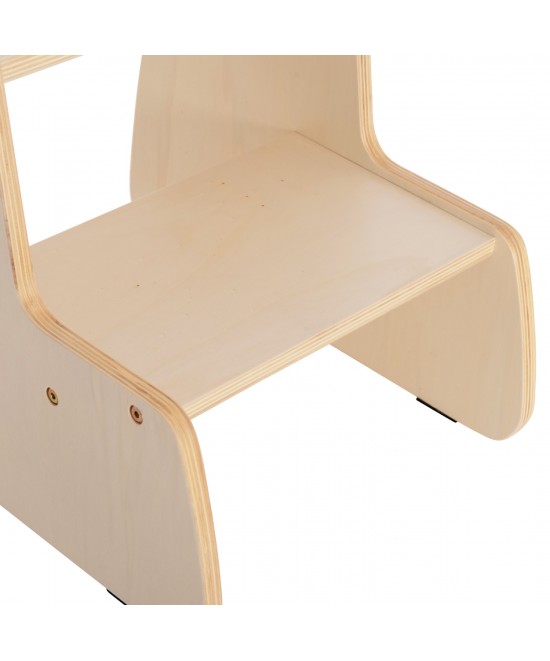 ΠΑΙΔΙΚΗ ΣΚΑΛΑ/ΣΚΑΜΠΟ RICKI HM18340.01 MDF & ΚΟΝΤΡΑΠΛΑΚΕ ΦΥΣΙΚΟ 33x43.5x40.5Υεκ