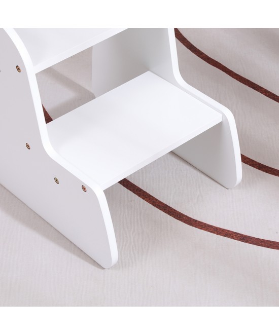 ΠΑΙΔΙΚΗ ΣΚΑΛΑ/ΣΚΑΜΠΟ RICKI HM18340.03 MDF & ΚΟΝΤΡΑΠΛΑΚΕ ΛΕΥΚΟ 33x43.5x40.5Υεκ