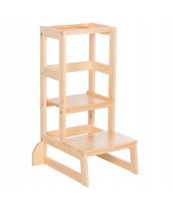 ΠΥΡΓΟΣ ΕΚΜΑΘΗΣΗΣ τ.MONTESSORI PEPE HM9291.01 ΞΥΛΟ ΠΕΥΚΟΥ ΦΥΣΙΚΟ 55x53x90Υεκ