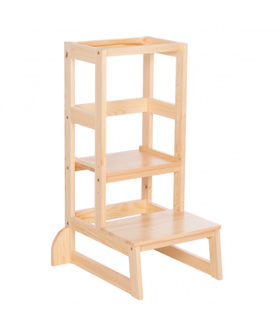 ΠΥΡΓΟΣ ΕΚΜΑΘΗΣΗΣ τ.MONTESSORI PEPE HM9291.01 ΞΥΛΟ ΠΕΥΚΟΥ ΦΥΣΙΚΟ 55x53x90Υεκ