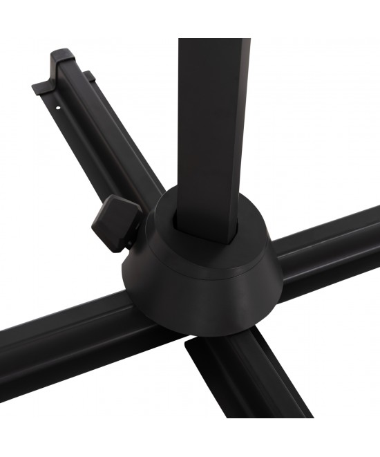 ΟΜΠΡΕΛΑ ΠΙΣΙΝΑΣ JAVANTE HM6623.01 ΓΚΡΙ ΑΛΟΥΜΙΝΙΟ & ΣΚΙΑΣΤΡΟ 2.7x2.7x2.7Yμ