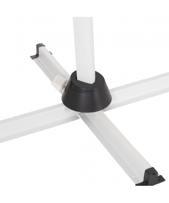 ΟΜΠΡΕΛΑ ΠΙΣΙΝΑΣ JAVANTE HM6623.02 ΛΕΥΚΟ ΑΛΟΥΜΙΝΙΟ & ΣΚΙΑΣΤΡΟ 2.7x2.7x2.7Yμ