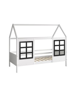 ΠΑΙΔΙΚΟ ΚΡΕΒΑΤΙ τ.MONTESSORI DOMER HM742.01 ΞΥΛΟ ΠΕΥΚΟΥ ΛΕΥΚΟ--ΓΙΑ 90x190εκ