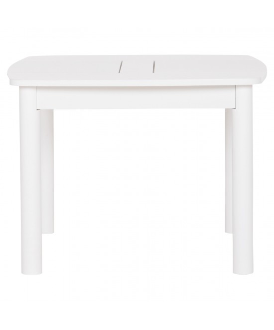 ΤΡΑΠΕΖΑΚΙ ΠΑΙΔΙΚΟ ΜΕ ΑΠΟΘ.ΧΩΡΟΥΣ RICKI HM18339.03 MDF & ΣΥΜΗΔΑ ΣΕ ΛΕΥΚΟ 65x65x47Υεκ