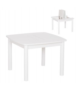 ΤΡΑΠΕΖΑΚΙ ΠΑΙΔΙΚΟ ΜΕ ΑΠΟΘ.ΧΩΡΟΥΣ RICKI HM18339.03 MDF & ΣΥΜΗΔΑ ΣΕ ΛΕΥΚΟ 65x65x47Υεκ